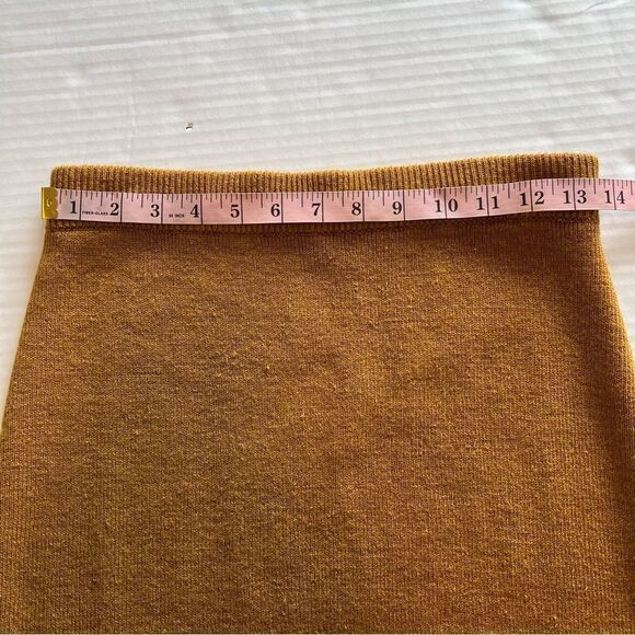 Garnet Hill Two-Piece Sweater Set in Mustard Yellow | Size S - Picture 16 of 16